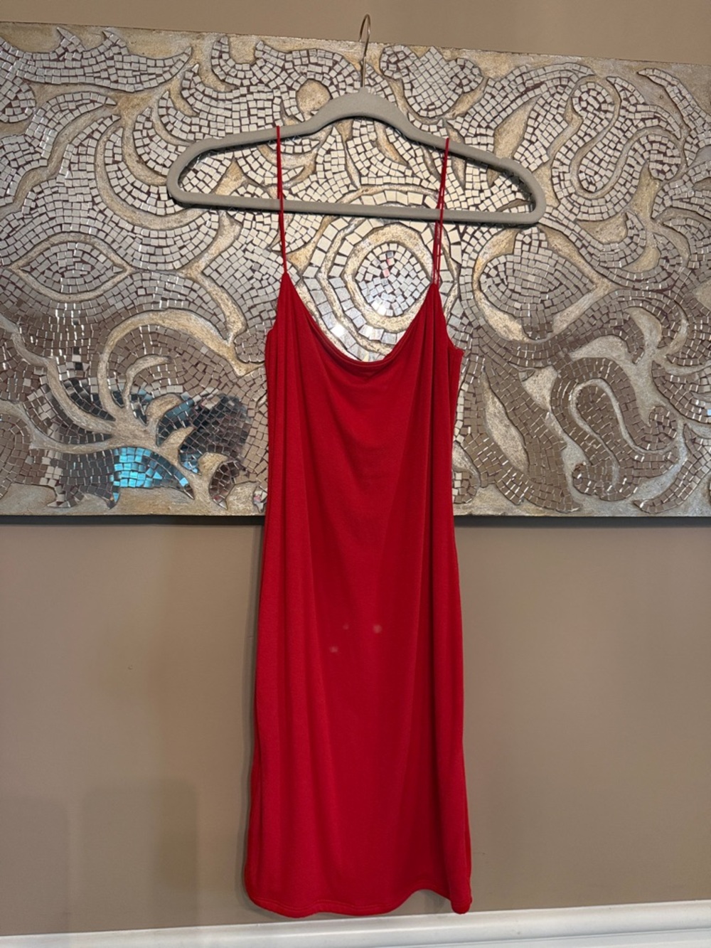 naked Wardrobe Red Mini Dress